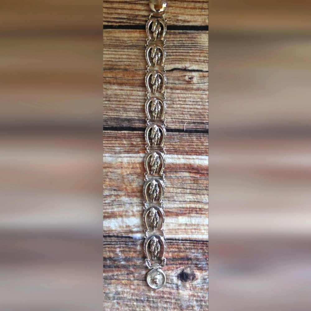 Vintage Equestrian Silver Bracelet